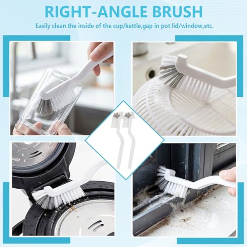 15PCS Crevice Cleaning Brush Grout Brush, Hard Bristle Cleaning Supplies for Bathroom, Kitchen, Window Sill, Tile Corners & Household Deep Cleaning