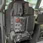 Z8 Tactical Seat Back Organizer, Universal Car Seat Back Cover with 5 Mole Bags in Different Sizes, Universal Fits All Vehicles - color: Black/waterproof bag