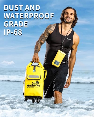 IDRYBAG Dry Bag Backpack - color: Yellow, size: 20L