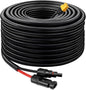 MOOKEERF Solar to XT60 Cable 10AWG 75FT Solar Connector to XT60 Adapter Cable for Solar Panel to Battery RV Portable Power Station Solar Generator - 75 Foot - size: 75FT