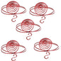 Air Plant Hanging Holder Planter - Plant Hanger Display Frame DIY Kit Aluminum Wire Indoors Outdoors Plants Not Included (Red) - color: Red