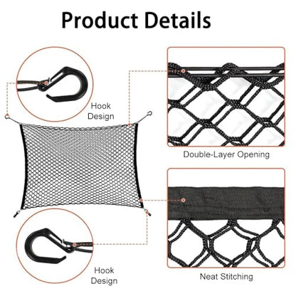 Dog Car Barrier for Honda Passport 2018-2021 2021-2024 2025, Mesh Pet Divider for Back Seat, Dog Guard for SUV Boot, Secure Pet Safety Net