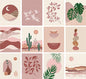 Artivo Boho Wall Art Prints Southwestern Art Wall Decor 8x10 12 Set, Neutral Aesthetic Wall Collage Kit, Modern Wall Art Desert Bedroom Posters, - color: Boho 12 Set