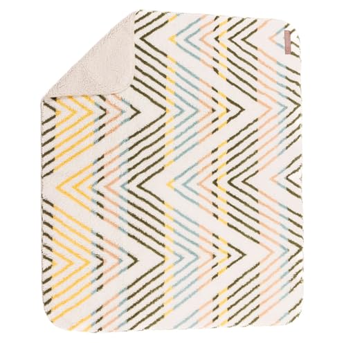 Wilderdog Sherpa Fleece Waterproof Dog Blanket - 50" x 40" - Cream - color: Cream, size: 50” x 40”