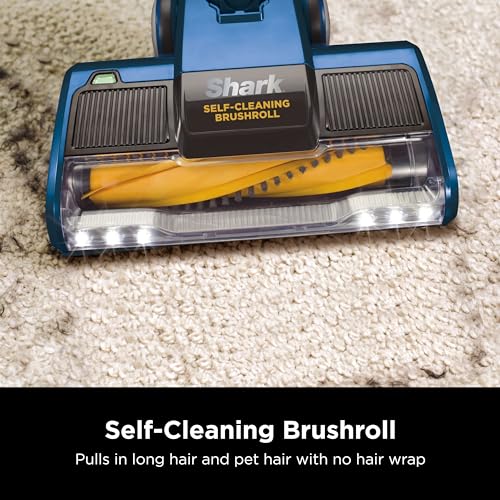 Shark HV343AMZ Rocket Corded Stick Vacuum with Self-Cleaning Brushroll, Lightweight & Maneuverable, Perfect for Pet Hair Pickup, Converts to a Hand Vacuum, Crevice Upholstery Tools, Blue/Silver - style: Rocket w/ Self-Cleaning Brushroll