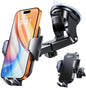 andobil Military-Grade Phone Holders for Your Car 【89+ LBS Strongest Suction & Metal Clip】 2026 Ultimate Car Phone Holder, Dashboard Windshield Vent Cell Phone Car Mount for iPhone Sumsung Android - color: Black