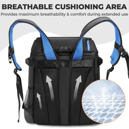 Heytrip Backpack Cooler 36/54 Cans, Insulated Portable Large Leakproof Waterproof Cooler Bag, 20 Hours Cold Retention for Lunch Camping Travel Beach Picnic - color: Black - 54 Cans