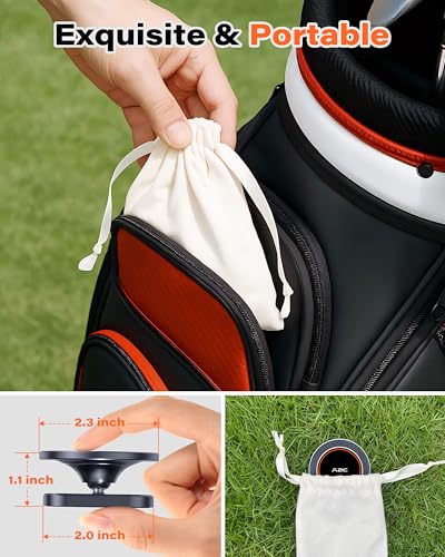 A2C Alloy Magnetic Golf Cart Phone Holder for MagSafe iPhone, Unique Fathers Day Golf Gifts for Men Dad Him Husband Ladies Her Golfers, Golf Accessories Essentials Gadgets Fits EZGO, Club Car, Yamaha - color: 1x Iron Gray