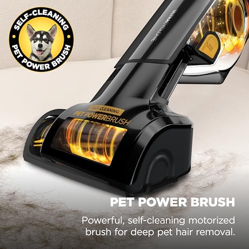 Shark UltraCyclone™ Pet Pro Plus Cordless Hand Vacuum, Powerful Suction, Handheld Vacuum for Car & Home, Pet Power Brush, Crevice Tool, Scrubbing Brush, XL Dust Cup, Black, CH951 - style: UltraCyclone Pet Pro Plus - Black