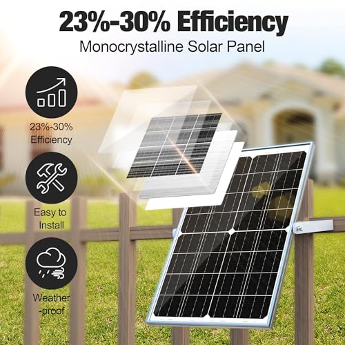 SOLPERK 15W Solar Battery Charger 12V Waterproof Solar Panel Charger + Upgrade 8A Charge Controller+ Adjustable Mount Bracket for Car, Motorcycle, Boat, Marine, RV,Trailer, Tractor,Truck, etc. - size: 15W