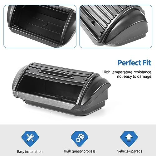 Jimen for JK Dash Tray, Center Console Dashboard Organizer Interior Storage Accessories Compatible with Jeep Wrangler JK & Unlimited 2011-2018