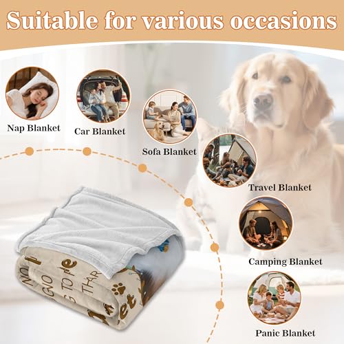 Personalized Dog Blanket with Photos, Dog Memorial Gifts for Loss of Dogs, Custom Dogs Memorial Blanket with Pictures & Name, Customized Pet Blankets Sympathy Remembrance Passing Away Gift - color: Design7