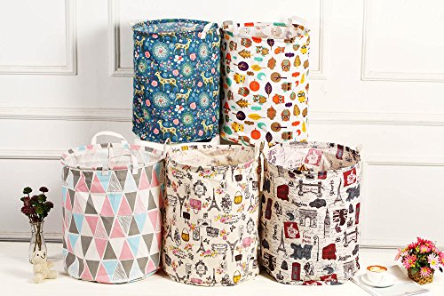 Merdes 19.7’’ Waterproof Foldable Laundry Hamper, Dirty Clothes Laundry Basket, Linen Bin Storage Organizer for Toy Collection (Triangle) - color: Triangle