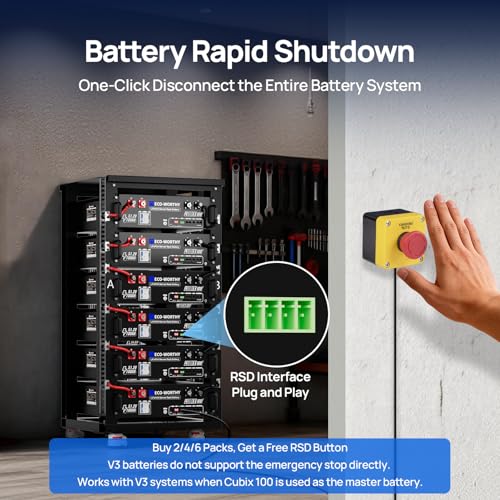 ECO-WORTHY Home Power Station Backup Power,10240Wh LiFePO4 Battery Support Communication、Bluetooth and WiFi,AC 5000W Inverter, 2Hr/5Hr Fast Charge,for Home Backup,Emergency,Solar System Components - size: 10240Wh+5KwOutput