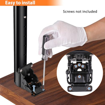 Folding Adjustable Table Legs 2 PCS for Outdoor Camper, RV | Adjustable Height 22.5”- 34.5” DIY Desk Legs, Foldable Furniture Legs for Coffee Dinner Table, Tabletops, Kitchen - size: Adjustable Height - 22.5”- 34.5”