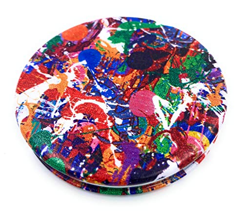 Handheld Mirror Compact Bulk Compact Mirrors for Purses Foldable Set for Lipsticks Pocket Size Hand Mirror Folding Art Gift for Mom - color: Jonone
