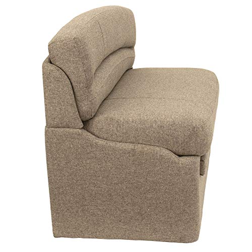 RecPro Charles 36" RV Dinette Booth | Luna Imperial | 2 Legs - color: Luna Imperial, size: 2 Legs