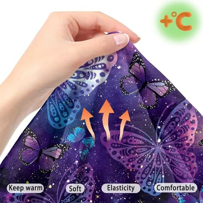 Galaxy Butterfly Print RV Dinette Cushion Covers Wear-Resistan Camper Seat Covers Dinette Booth Flannel RV Couch Protector Include 1 Backrest Cover and 1 Bench Cover - color: Galaxy Butterfly