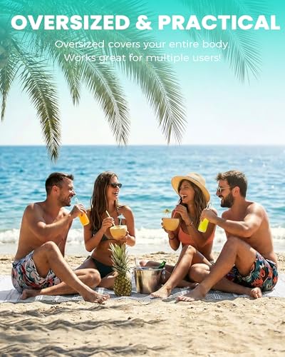 Antfuny Turkish Beach Towels Vacation Essentials Quick Dry Sand Free Oversized Bath Pool Swim Towel Extra Large XL Big Adult Travel Cruise Accessories Must Haves Clearance Stuff Necessities Gray - color: Thicker Gray, size: 72 x 36 inch