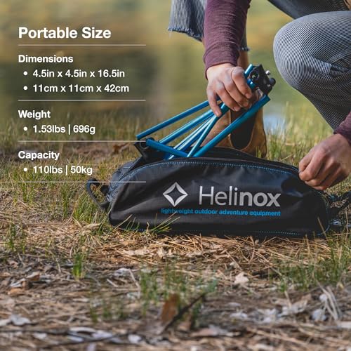 Helinox Table One Lightweight, Collapsible, Portable, Outdoor Camping Table - color: Black