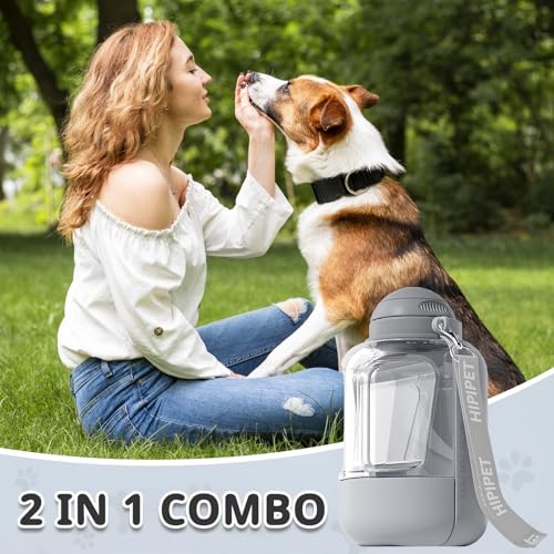 Portable Dog Water Bottle, Leak-Proof Travel Bowl for Large Dogs, Foldable Pet Water Dispenser for Hiking, Camping, Walking Essentials - size: 1000 ML