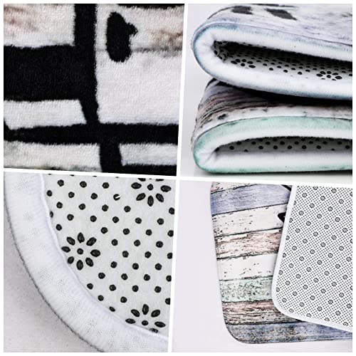 Syhonic 16x24 inches Happy Camper Non-Slip Doormat Bath Mat,Entrance Rug for Front Door Kitchen Floor Bath Tub Bedroom