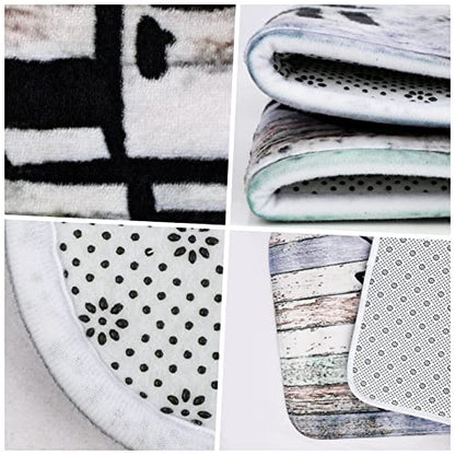 Syhonic 16x24 inches Happy Camper Non-Slip Doormat Bath Mat,Entrance Rug for Front Door Kitchen Floor Bath Tub Bedroom