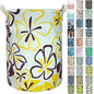 Merdes 19.7’’ Waterproof Foldable Laundry Hamper, Dirty Clothes Laundry Basket, Linen Bin Storage Organizer for Toy Collection (Flower) - color: Flower