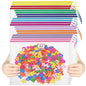 YOPCDJ 20PCS Mesh Zipper Pouch Bags File Storage Bags, A4 11x9 Inches Reusable Clear Zipper Pouches for Travel and Classroom Board Game Organization - size: A4, style: 25