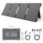 60W Portable Solar Panels Chargers with USB-C, USB-A and DC Outputs Foldable IP67 Waterproof Solar Panel for Camping,Power Emergency for Small Power Station,Phones, Power Banks - style: EP-60W