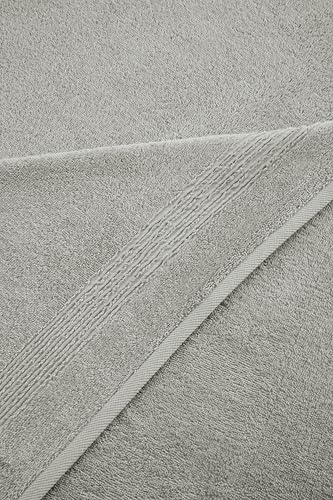 Ozdilek 2-Piece Bath Towels, 27x54 100% Turkish Cotton, Luxury Quick Dry, Extra Large, Fade-Resistant, Eco-Friendly, Spa Towel, Comfortable (Light Brown) - color: Light Brown