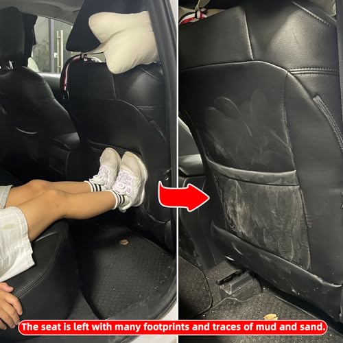 TAIKOO Seat Back Protector,Shields Seat Backs From Kicks and Adds Storage | Keeps seat backs looking new for a long time. Easy to install and clean. 2-piece set - color: Blue