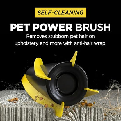 Shark UltraCyclone™ Pet Pro Plus Cordless Hand Vacuum, Powerful Suction, Handheld Vacuum for Car & Home, Pet Power Brush, Crevice Tool, Scrubbing Brush, XL Dust Cup, Black, CH951 - style: UltraCyclone Pet Pro Plus - Black