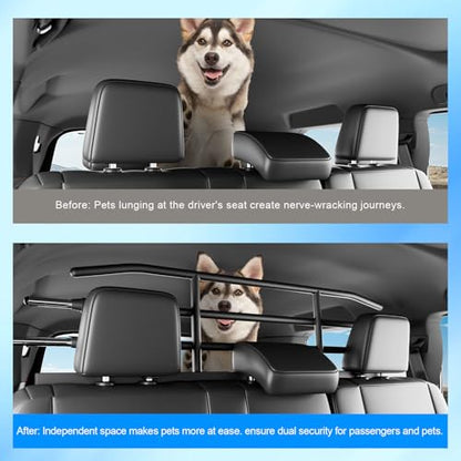 SZYANG Dog Car Barrier Compatible with 2025 2026 Toyota 4Runner Dog Gate Behind 2nd Row Pet Barrier Replacement for 2025 2026 Toyota 4Runner Accessories