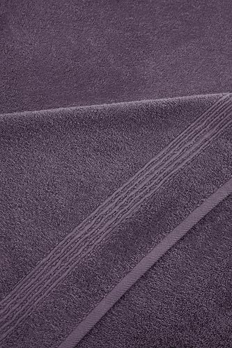 Ozdilek 4-Piece Bath Towels, 27x54, 100% Turkish Cotton, Luxury Quick Dry, Extra Large, Fade-Resistant, Eco-Friendly, Spa Towel, Comfortable (Orchid Purple) - color: Orchid Purple