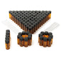 5ml Amber Small Glass Vials 100pcs with Screw Caps(100pcs) - color: Amber, size: 5ml 100pcs