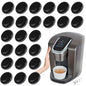 Appliance Sliders for Kitchen Black 24 PCS Self-Adhesive Small Kitchen Appliance Slider Hacks Easy to MovIing & Space Saving Must Have Gadgets Mixer Accessories for countertop - size: 24Pcs-19mm-Black
