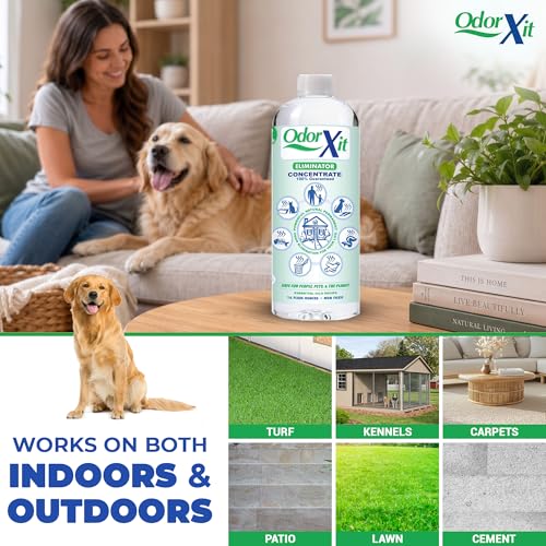 Concentrated Pet Urine Odor Eliminator, Ideal for Cat, Dog Poo and Urine Smell, Versatile & Natural Odor Neutralizer for Home and Outdoor Use, Deodorizer & Absorber, Concentrate, 16oz - style: 16 Fl Oz Concentrate