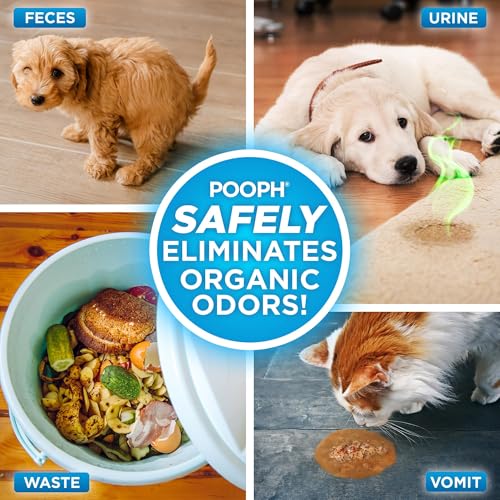 Pooph Pet Odor Eliminator, 32oz - Eliminates Odors at the Molecular Level, Dogs, Cats, Freshener, Eliminator, Urine, Poop, Pee, Deodorizer, Nature’s, Puppy, Fresh, Clean, Furniture, Potty - size: 32 Fl Oz (Pack of 1)