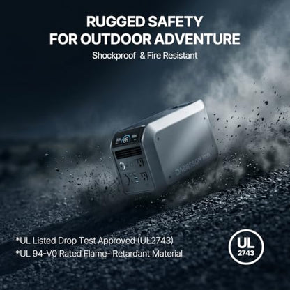 Dabbsson 1008Wh Solar Generator, Semi-Solid LiFePO4, 1200W AC Output/100W USB-C, 1600W Power Boost, 1.3X Longer Runtime, 0-80% in 50 Min, 1000L Portable Power Station for Home Backup/Camping/RV - style: 1000L
