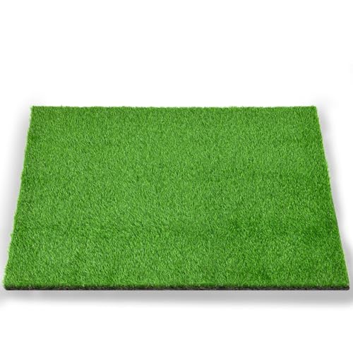 LOOBANI Dog Grass Pee Pads, Artificial Dog Grass Pads for Potty Tray, Fake Grass for Dogs to Pee On, Outdoor Indoor Pee Grass for Dog Potty (59*39 inch) - size: 59*39 inch