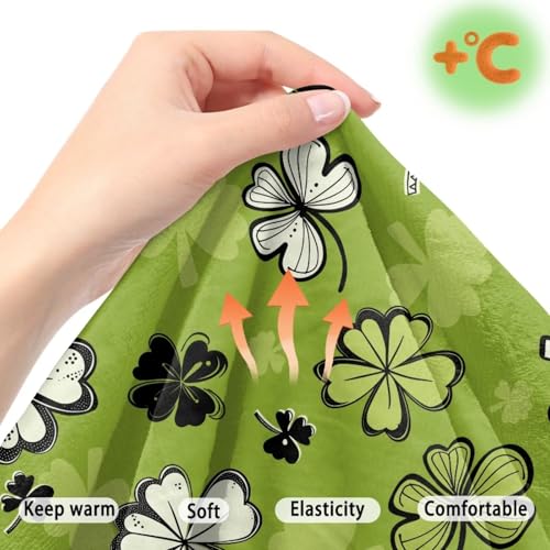 Green Shamrock Pattern 2 Pack RV Dinette Cushion Covers Breathable Camper Cushion Slipcover Replacement Non-Slip St. Patrick's Day Accessories for RV Camper Car Bench - color: Green Shamrock