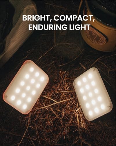CLAYMORE Ultra Mini (Red) - Outdoor Rechargeable LED Light for Camping, Tent, Backpacking, Emergency and Industrial Use. Waterproof, Portable Lantern with USB-C, Up to 24 Hours Battery Life. - style: Red (Ultra)