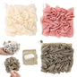 3 Pcs Soap Bar Loofah, 2 in 1 Bar Soap Loofah Pouch Can Hold Soap Effective Exfoliation for Bathing (Khaki+ Beige + Pink) - style: Khaki+ Beige + Pink