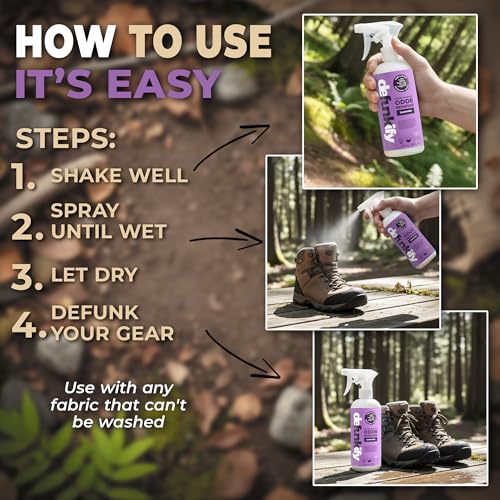 Fabric Freshener Spray, 32oz. 'Lavender' Odor Remover Spray. Shoe Deodorizer, Carpet Deodorizer, Odor Eliminator for Strong Odors Cleaning Supplies. ProvenSafe™ Fabric Freshener for Sensitive Gear