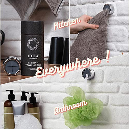 HEFA Towel Hooks, Towel Holder, Dish Towel Holder, Kitchen Organization, Kitchen Towel Hook, Kitchen Towel Holder, Hand Towel Holder, Kitchen Gadgets - color: Chrome, size: 4 Pack