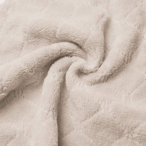 kimteny Cleaning Cloths Kitchen Towels Microfiber Washcloths Lint Free Dish Cloth Reusable Dishtowels Household Super Absorbent Fast Drying, 10"x10", Pack of 5 (Green-Grey) - color: Green-grey