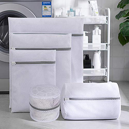 Mesh Laundry Bags for Delicates(2XL+2L), Laundry Bags Mesh Wash Bags, 125gsm Lingerie Bags - size: Set of 4(2L+2XL)