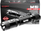 PowerTac M5-G3 2030 Lumens Rechargeable Tactical Flashlight, 330M Throw with Magnetic Charging and Dual Switch, LED Flashlight for Outdoor Emergency