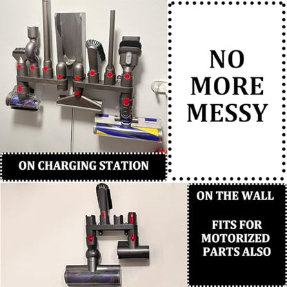 Fullclean Attachments Mount Holders Compatible with Dyson Gen 5 Gen5 V15 V12 V11 V10 V8 V7 Vacuum Cleaner Accessories Storage Tool Replacement Parts